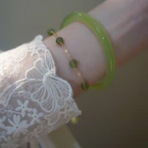 stylish metal crystal chain Bracelet, Clear Stone beads Bracelet, Adjustable alloy fashion jewelry accessories for woman #GRD452