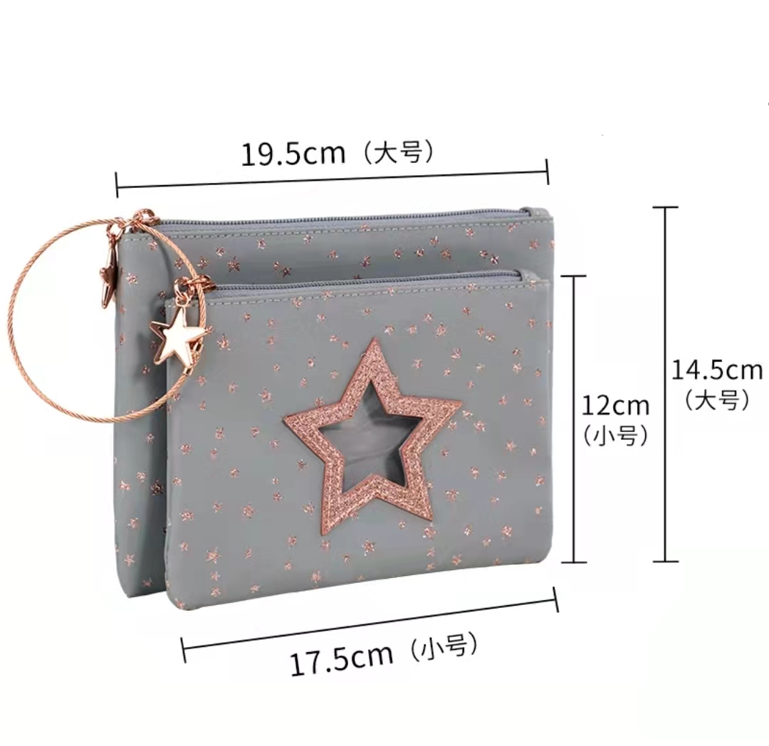 Wholesale OEM PU Cosmetic Bag For Woman Make-up pouch for girls, Customised Storage Bag, Portable bag for lady #GRD465 - Image 7