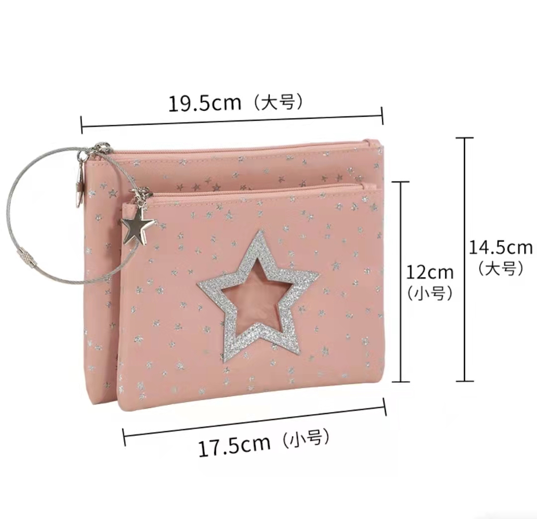 Wholesale OEM PU Cosmetic Bag For Woman Make-up pouch for girls, Customised Storage Bag, Portable bag for lady #GRD465 - Image 8