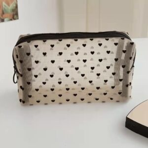 Wholesale OEM Nylon Net Cosmetic Bag For Woman Make-up pouch for girls, Customised Storage Bag, Portable bag for lady #GRD469