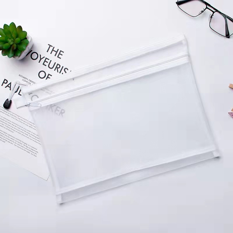 Wholesale Mesh Cosmetic Bag For Woman Make-up pouch for girls, Customised Storage Bag, Portable bag for lady #GRD477 - Image 4