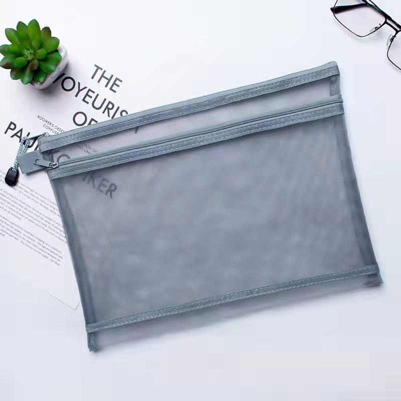 Wholesale Mesh Cosmetic Bag For Woman Make-up pouch for girls, Customised Storage Bag, Portable bag for lady #GRD477 - Image 2
