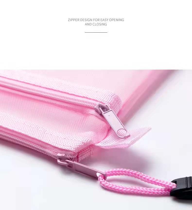 Wholesale Mesh Cosmetic Bag For Woman Make-up pouch for girls, Customised Storage Bag, Portable bag for lady #GRD477 - Image 7