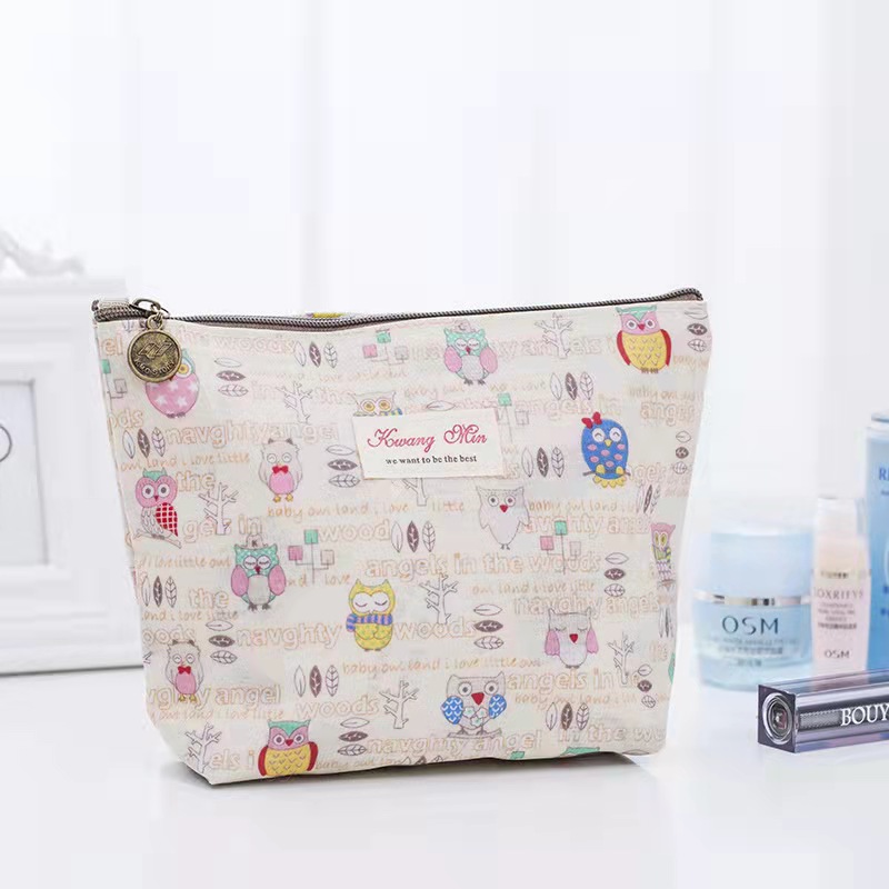 Wholesale Canvas Cosmetic Bag For Woman Make-up pouch for girls, Customised Storage Bag, Portable bag for lady #GRD478 - Image 3