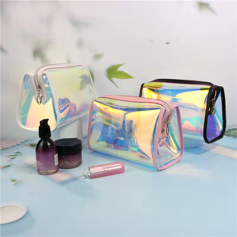 Wholesale TPU Cosmetic Bag For Woman Make-up pouch for girls, Customised Storage Bag, Portable bag for lady #GRD479 - Image 2
