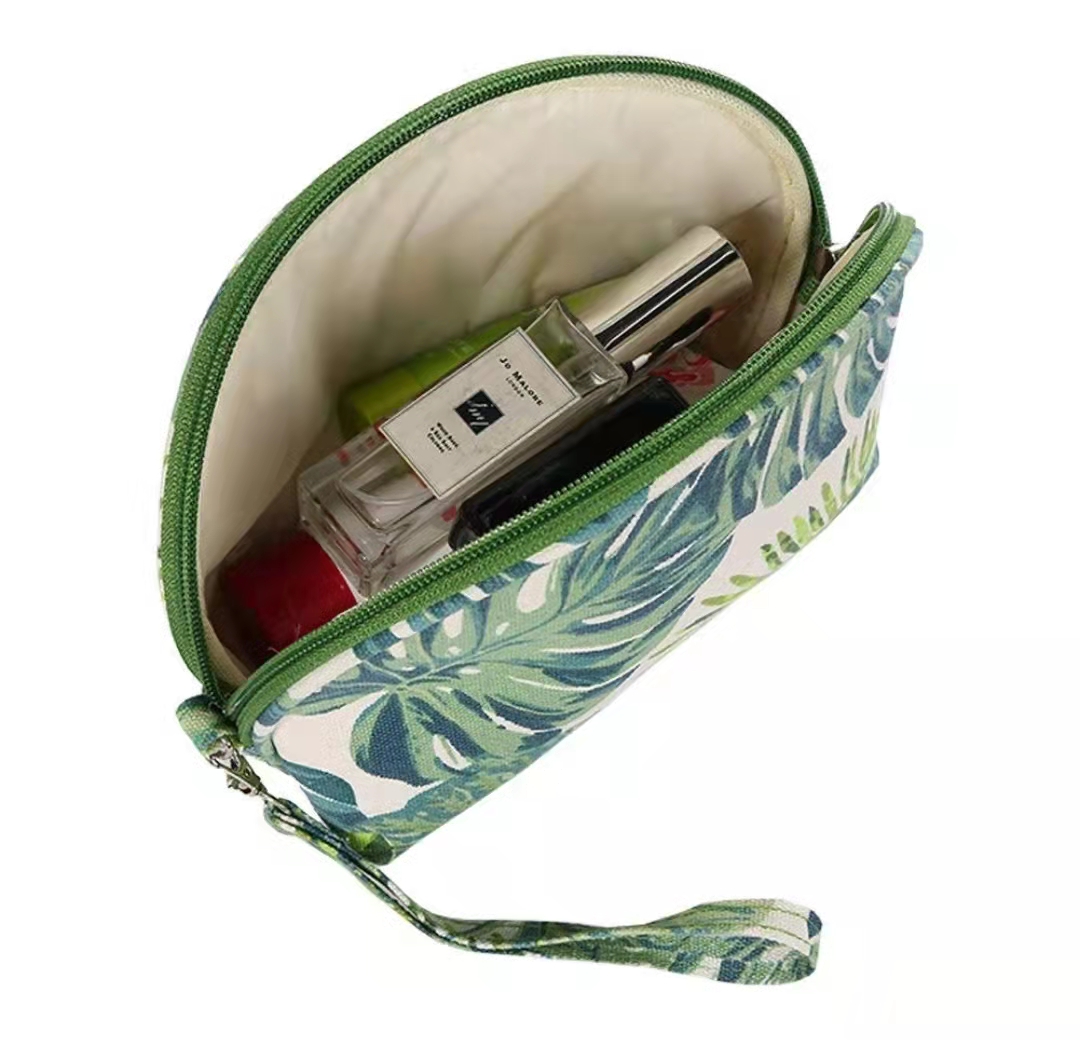 Wholesale Cotton Printed Cosmetic Case For Woman Make-up pouch for girls, Customised Storage Bag, Portable bag for lady #GRD488 - Image 2
